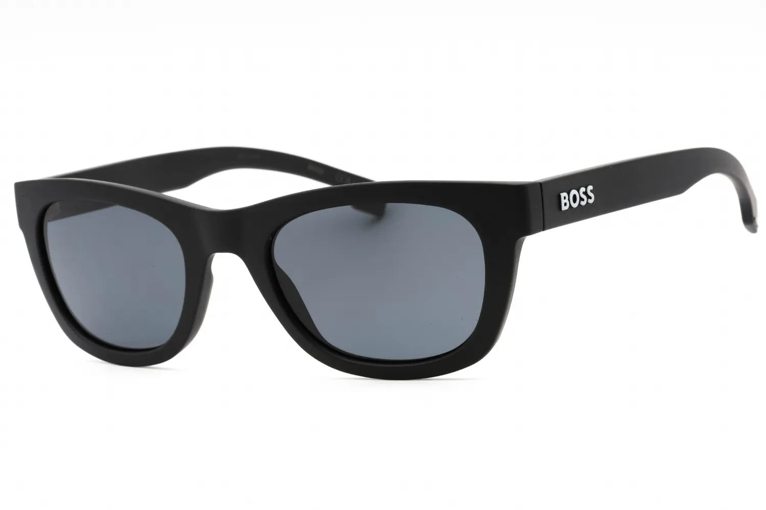 HUGO BOSS BOSS 1649/S 080S IR Sunglasses Black Whte 52mm Men