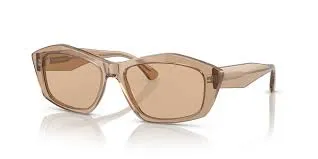 Emporio Armani 0EA4187 506973 Sunglasses Shiny Transparent Brown 55mm Unisex
