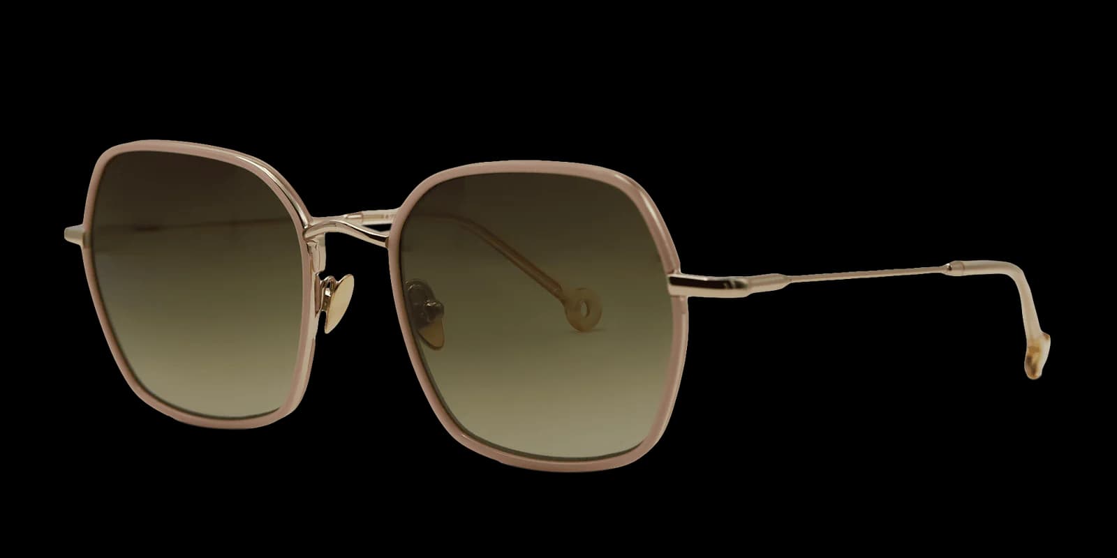 Nathalie Blanc Giulia C250 Sunglasses Gold Nude 49mm Women 2