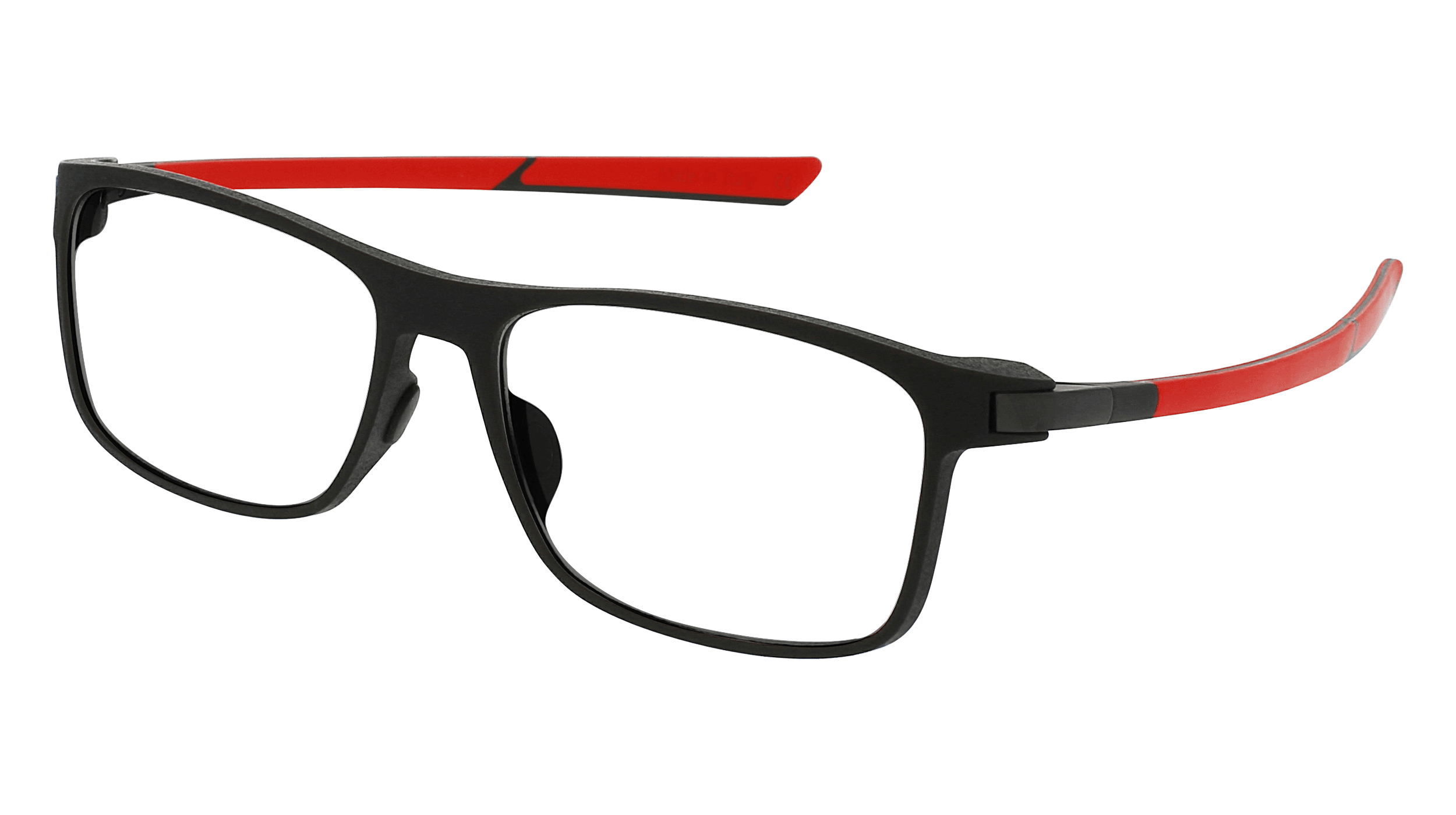 McLaren MLSGPO07 C01 Eyeglasses Matte Black/red 55mm Men