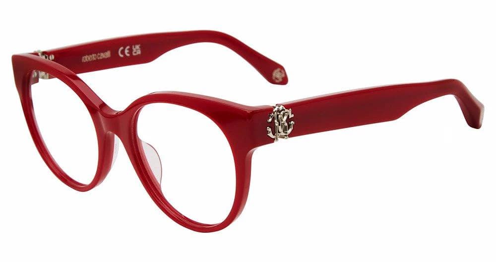 Roberto Cavalli VRC027M 09EZ Eyeglasses Red 52mm Women