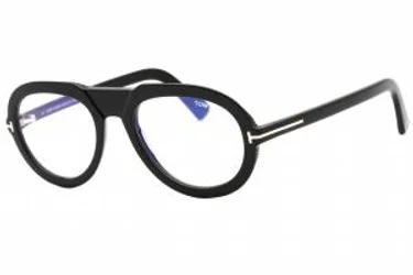 Tom Ford FT5756-B 001 Eyeglasses Shiny Black 53mm
