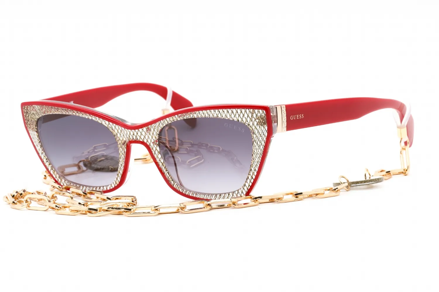 Guess GU7873 69B Sunglasses Shiny Bordeaux 53mm Women