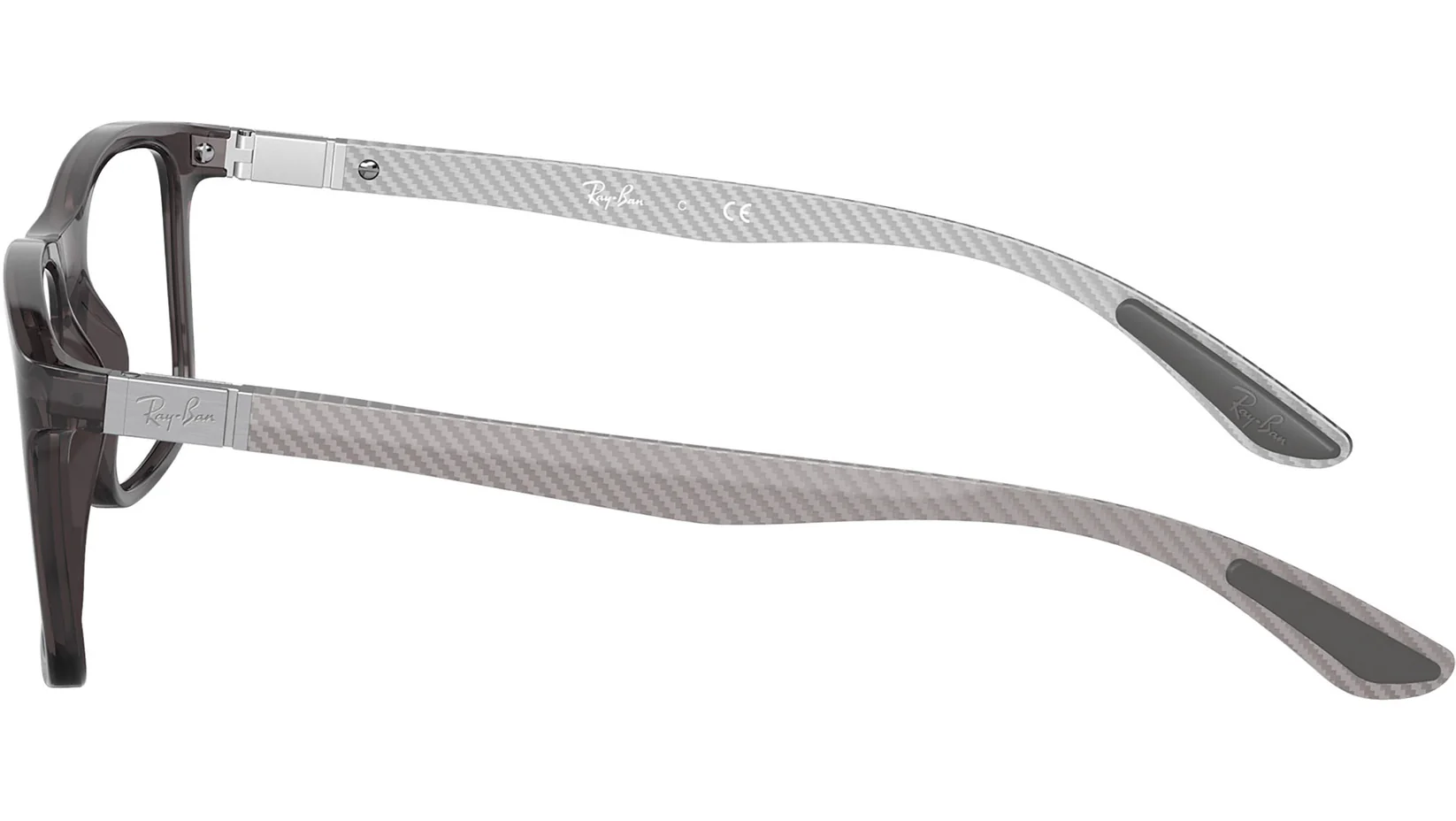 Ray-Ban RB8908 8061 Eyeglasses Transparent Grey 55mm Men 3