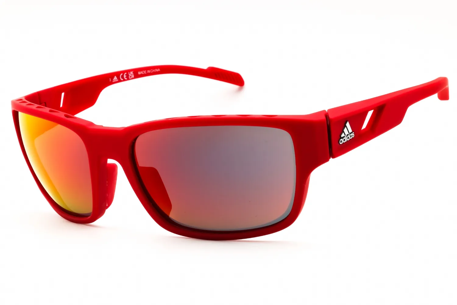 Adidas SP0069 66L Sunglasses Shiny Red 61mm Men