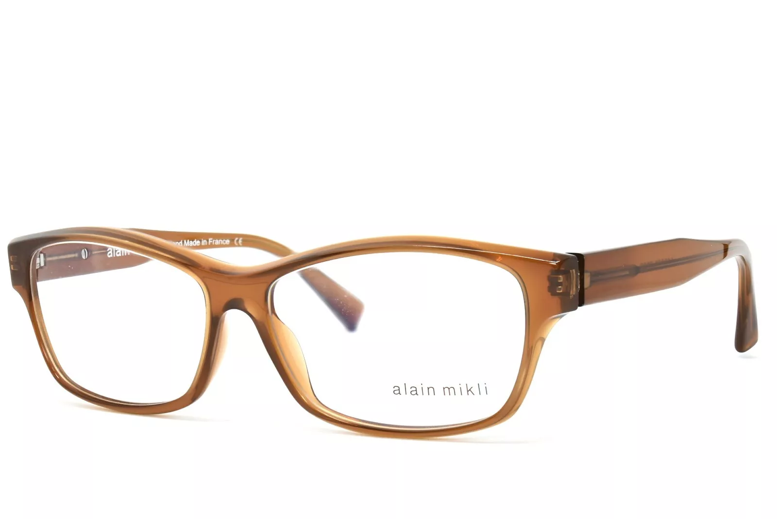 Alain Mikli A03003 2800 Eyeglasses Light Brown 55mm Unisex
