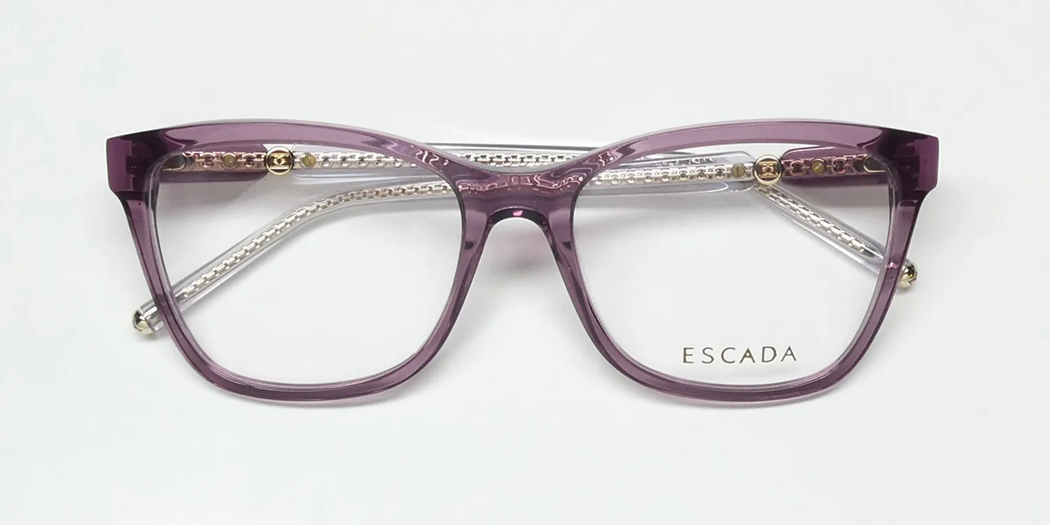 Escada VESD85 09px Eyeglasses Transparent Violet 54mm 2