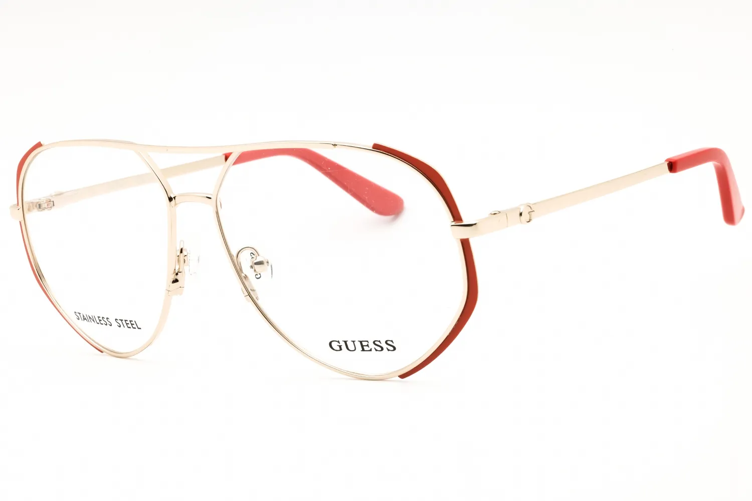 Guess GU50247 043 Eyeglasses Matte Orange 57mm Women