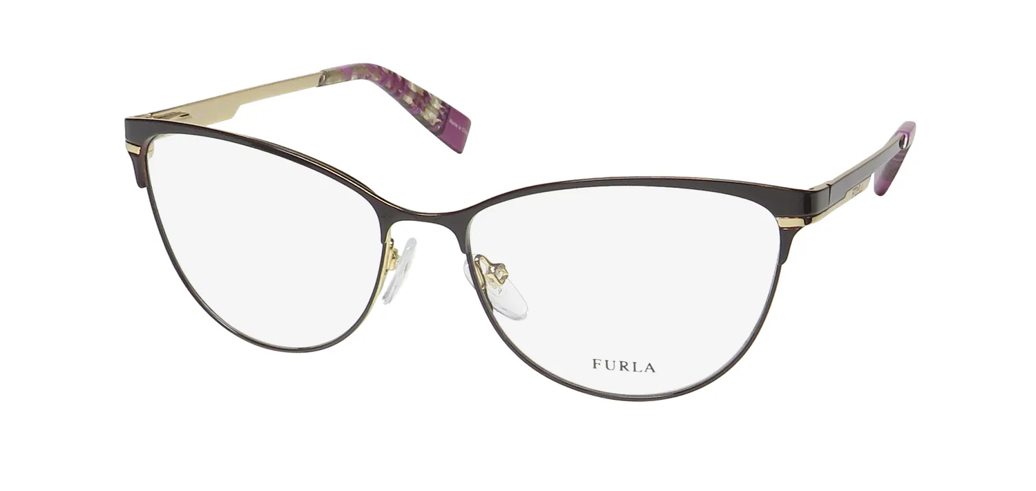 Furla Vfu127 0va6 Eyeglasses Brown 54mm