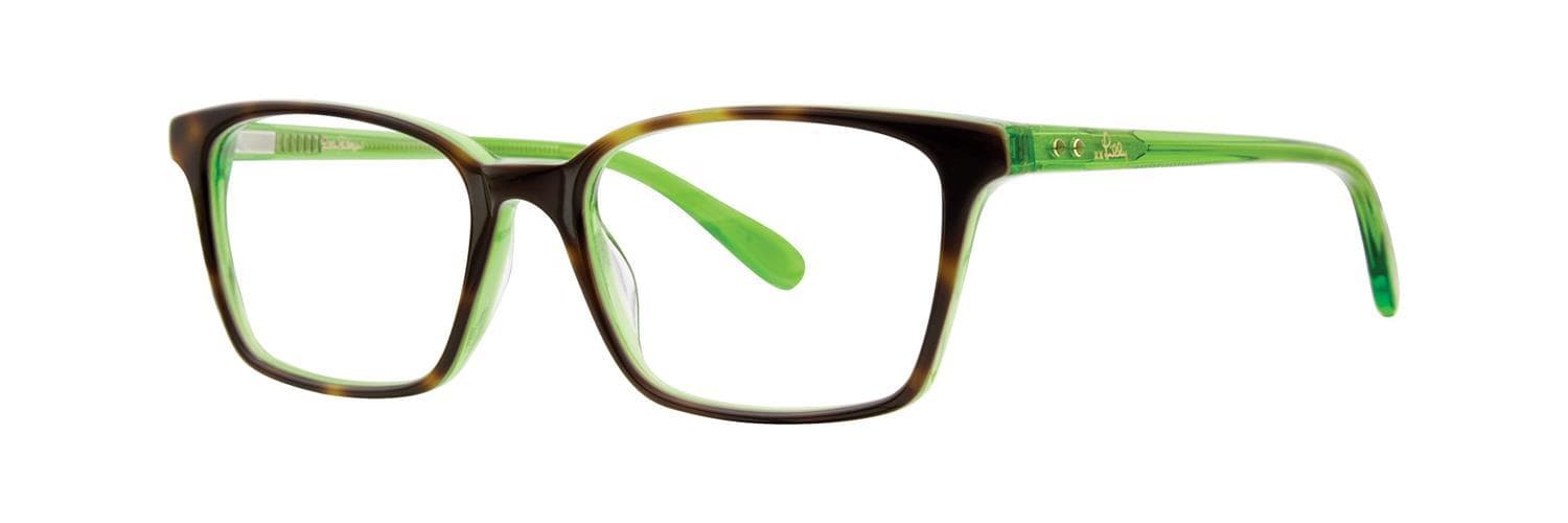 Lilly Pulitzer Brit Eyeglasses Tortoise Lime 45mm Kids