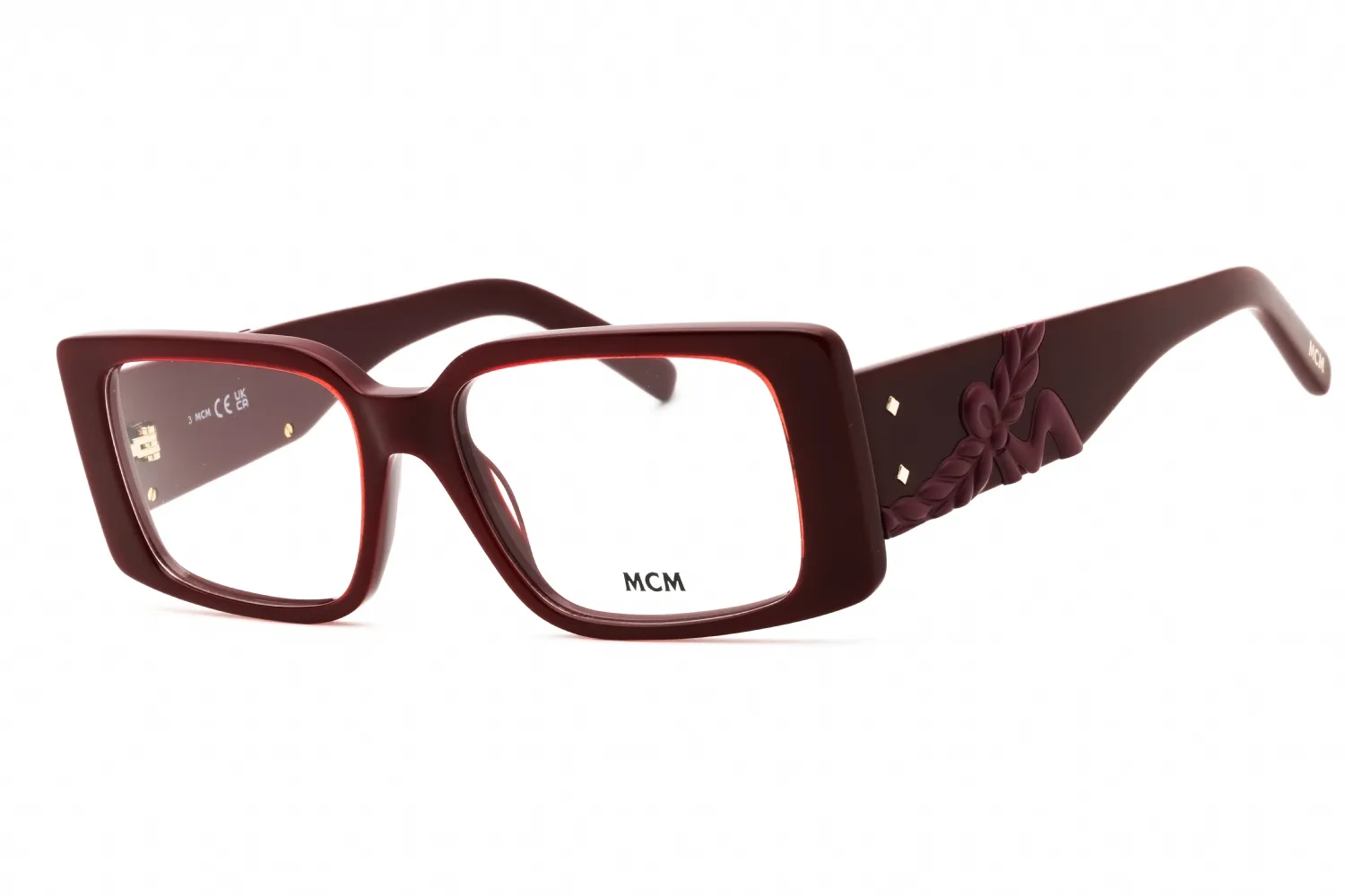 MCM MW5003 069 Eyeglasses Shiny Bordeaux 52mm Women