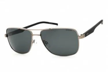 Polaroid Pld 2042/S 0FAE 00 Sunglasses Ruthenium Black (y2 Gray Polarized Lens) 59mm
