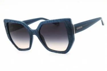 Guess GU00153 84B Sunglasses Shiny Light Blue