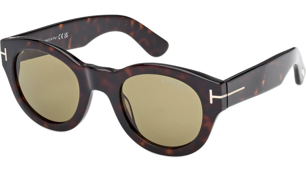 Tom Ford FT1212 52N Sunglasses Dark Havana 48mm Unisex