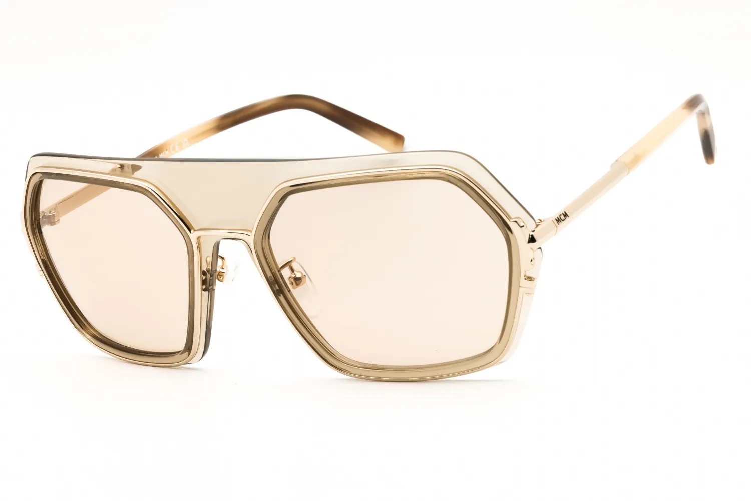 MCM MW0018-H 57E Sunglasses Shiny Beige 56mm Women