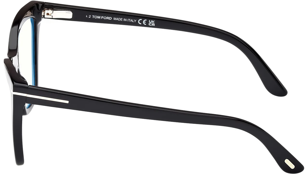 Tom Ford FT5971B 001 Eyeglasses Shiny Black 54mm Women 4