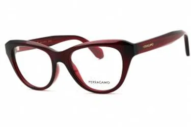 Salvatore Ferragamo SF2989 616 Eyeglasses Transparent Red 51mm
