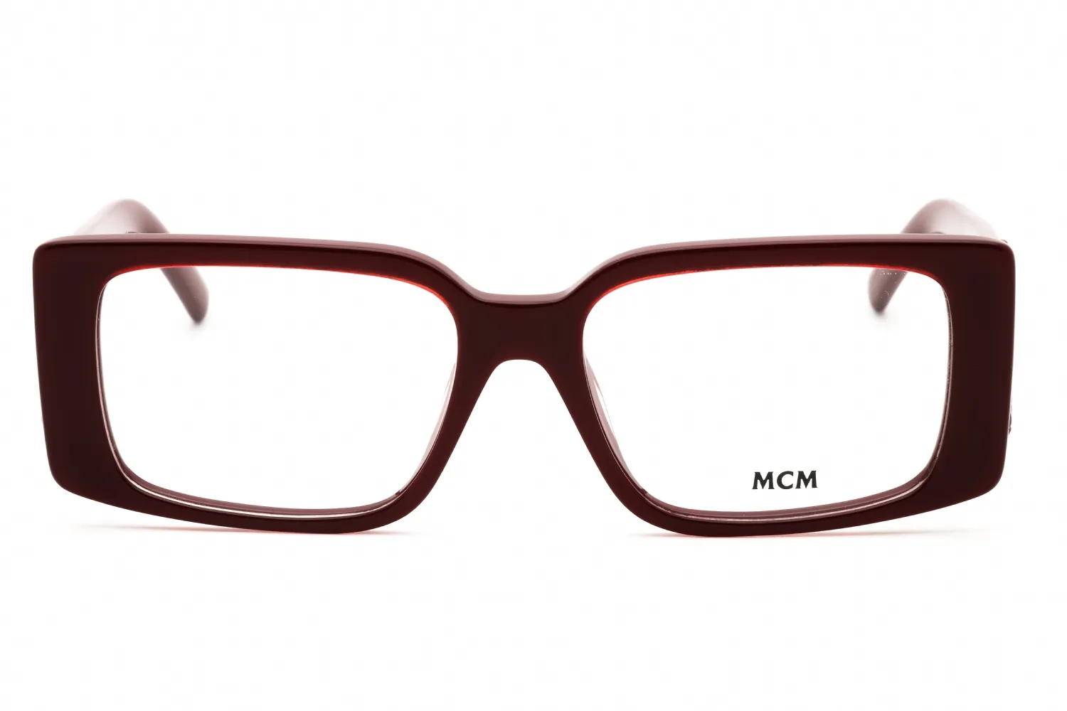 MCM MW5003 069 Eyeglasses Shiny Bordeaux 52mm Women 2