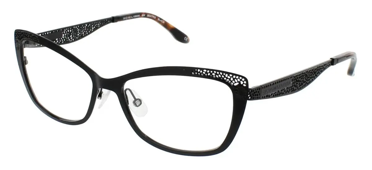 BCBGMAXAZRIA Beatriz Eyeglasses Black 51mm Women