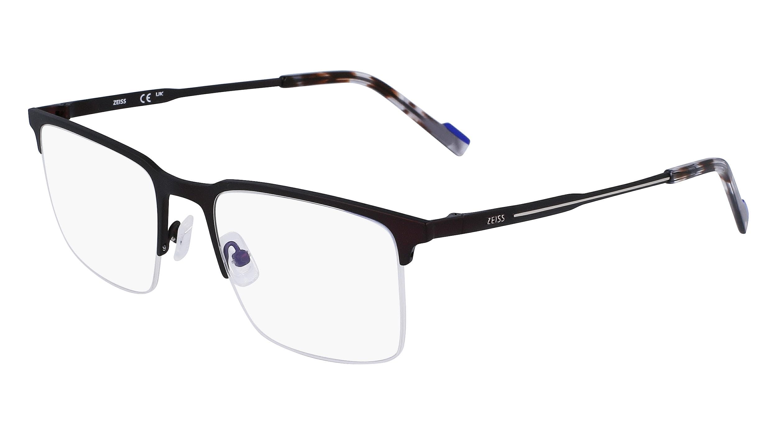 Zeiss ZS23125 201 Eyeglasses Satin Dark Brown 55mm Men