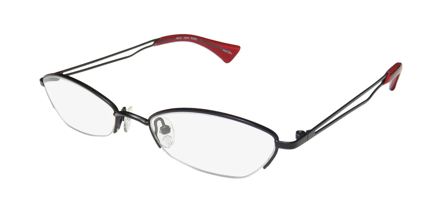 Max Studio Mx132 black Eyeglasses Black 49mm