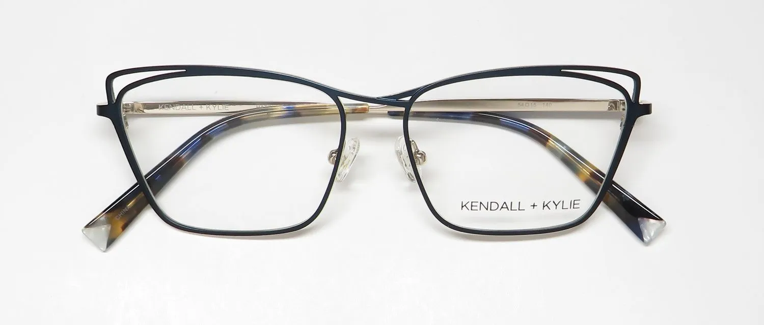 Kendall + Kylie Kko181 Hatti 412 Eyeglasses Blue 54mm 2