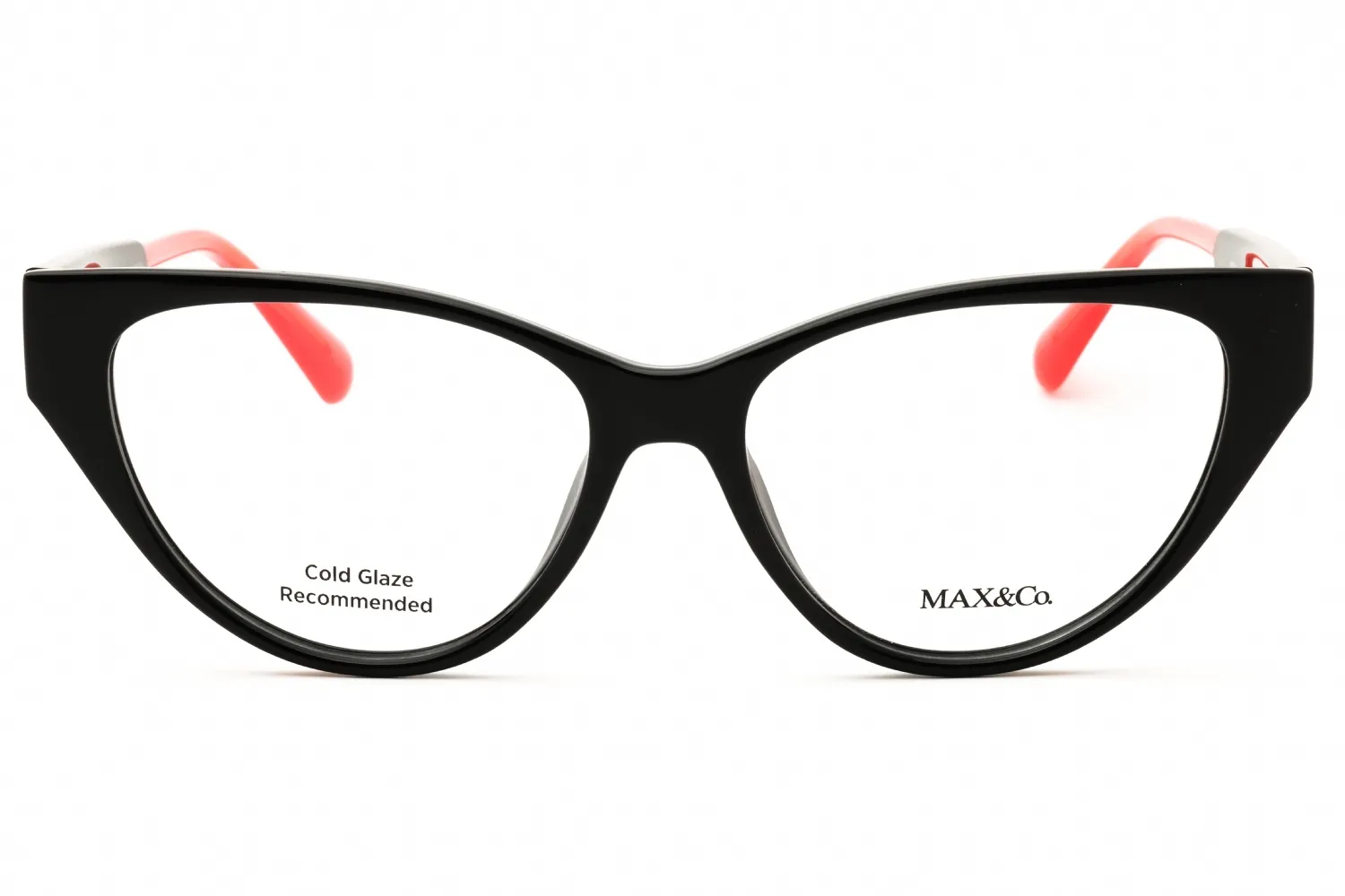 Max & Co MO5071 001 Eyeglasses Shiny Black 53mm Women 2