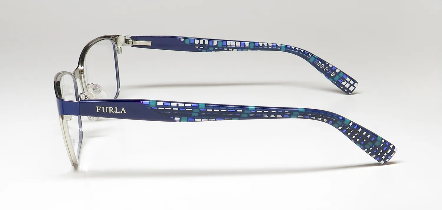 Furla Vu4350 0514 Eyeglasses Blue 54mm 4