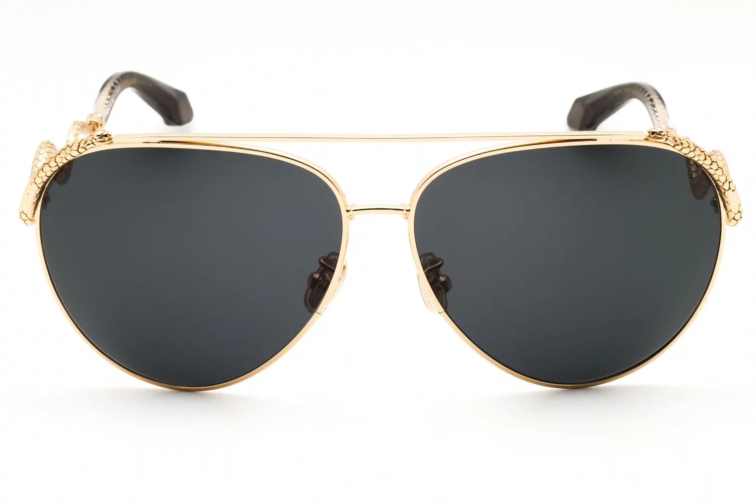 Roberto Cavalli SRC090M 0300 Sunglasses Shiny Rose Gold 65mm Women 2