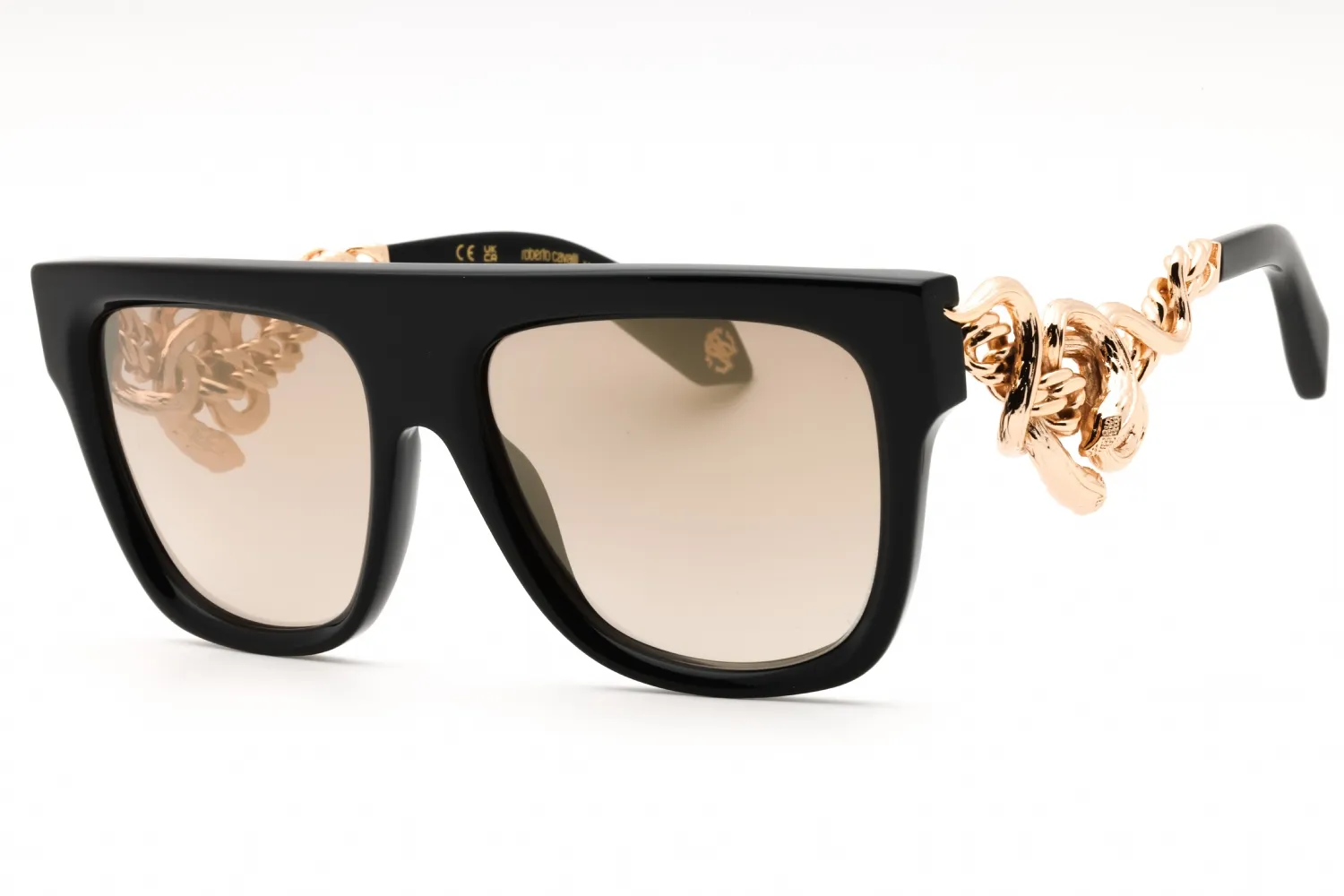 Roberto Cavalli SRC014M 700G Sunglasses Black 57mm Women