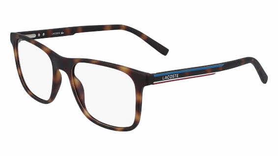 Lacoste L2848 214 L2848 Eyeglasses Brown 53mm Men