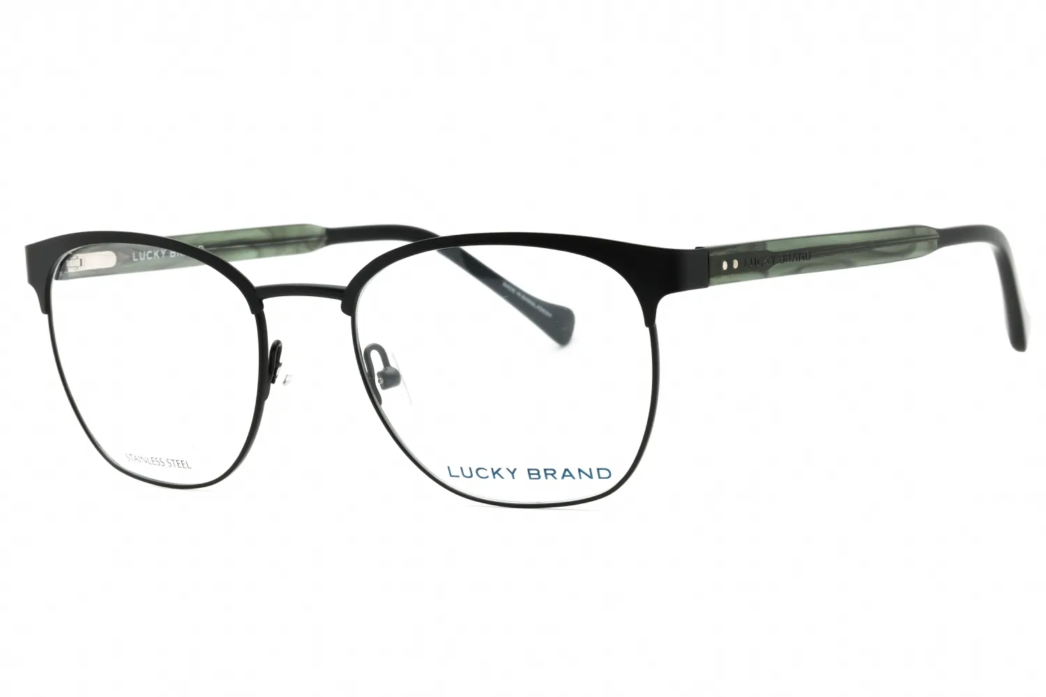 Lucky Brand VLBD318 0BLA Eyeglasses Black 52mm Men