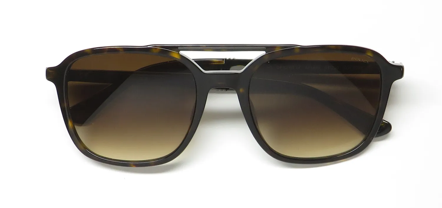 Police Spla53 0722 Sunglasses Brown 55mm 2