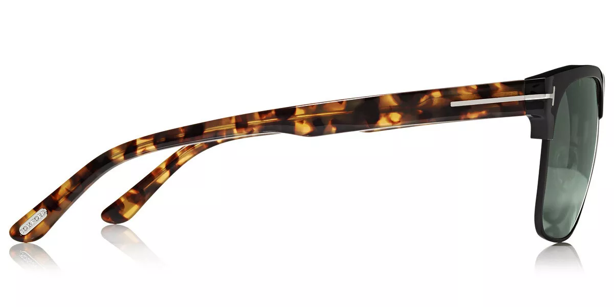 Tom Ford FT 0367/S 02B 02B Sunglasses Black/havana 57mm Men 2