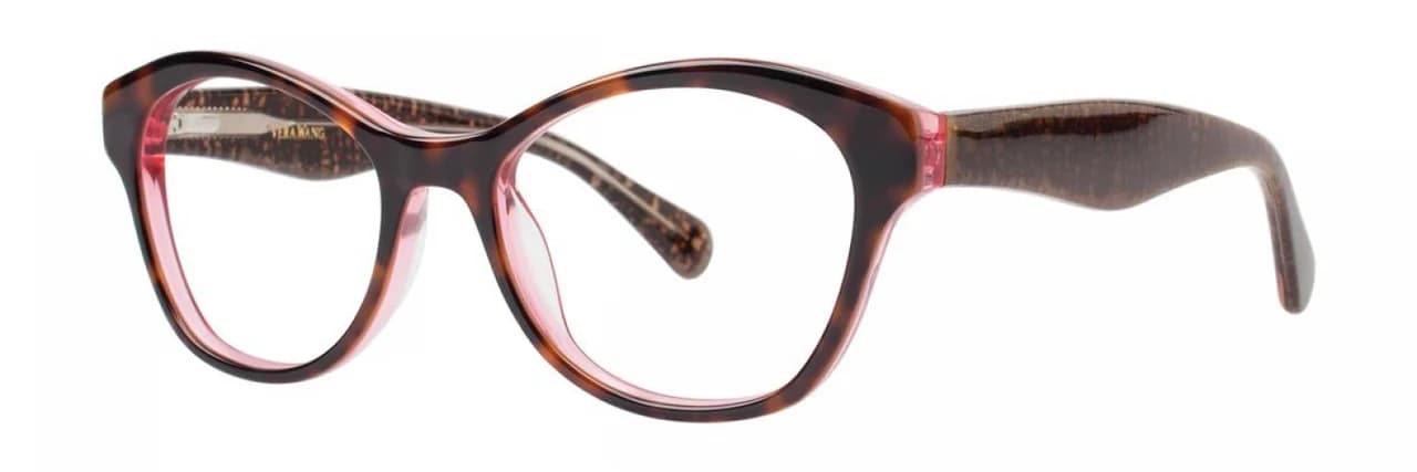 Vera Wang V374 Eyeglasses Kobe Tortoise 49mm Women