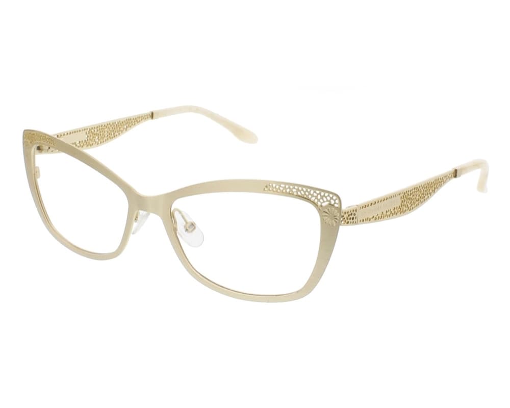 BCBGMAXAZRIA Beatriz Eyeglasses Gold 53mm Women
