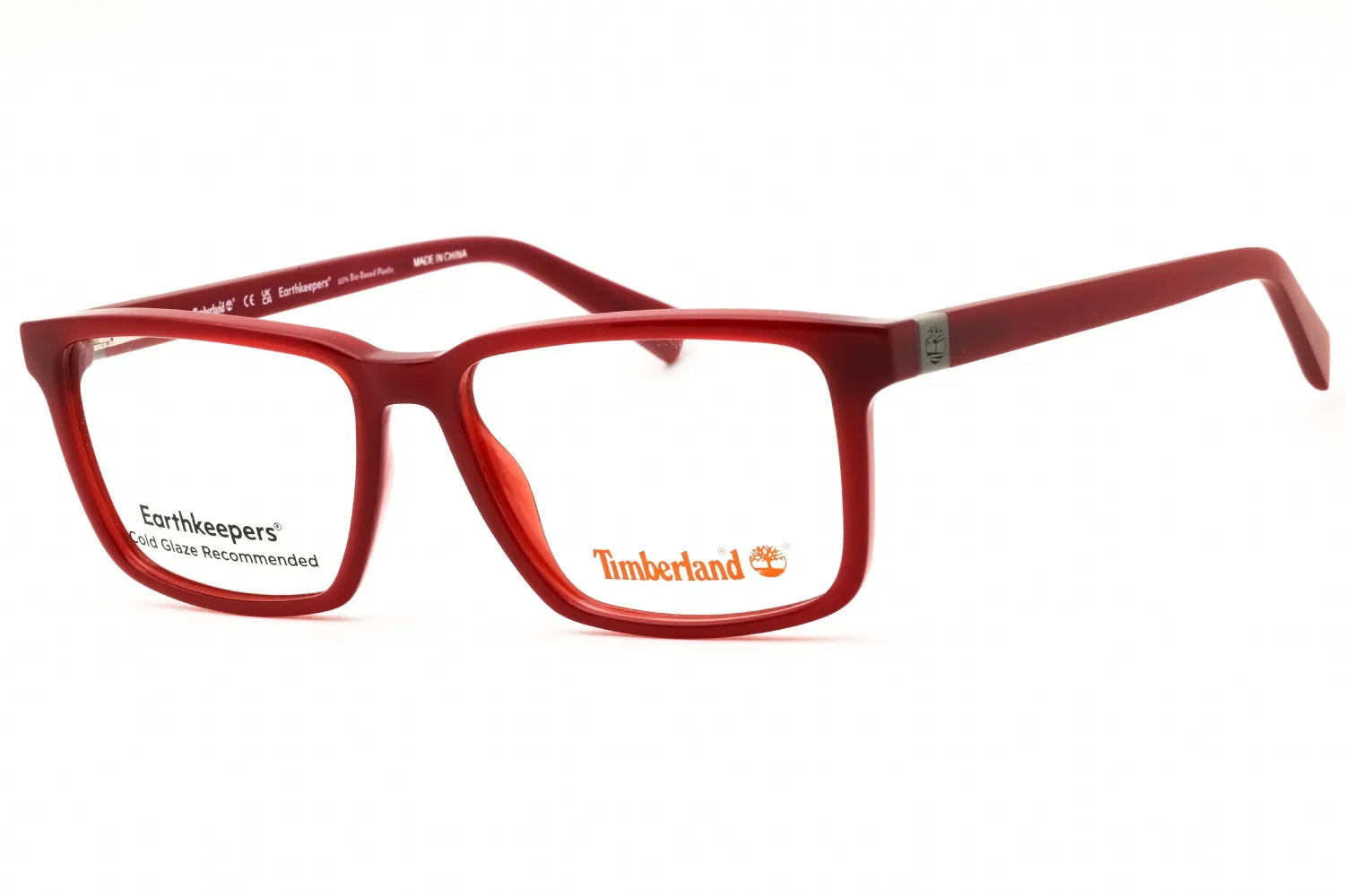 Timberland TB50061 068 Eyeglasses Red 50mm Men