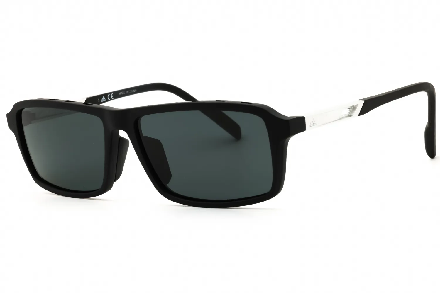 Adidas SP0049 02A Sunglasses Matte Black 59mm Men