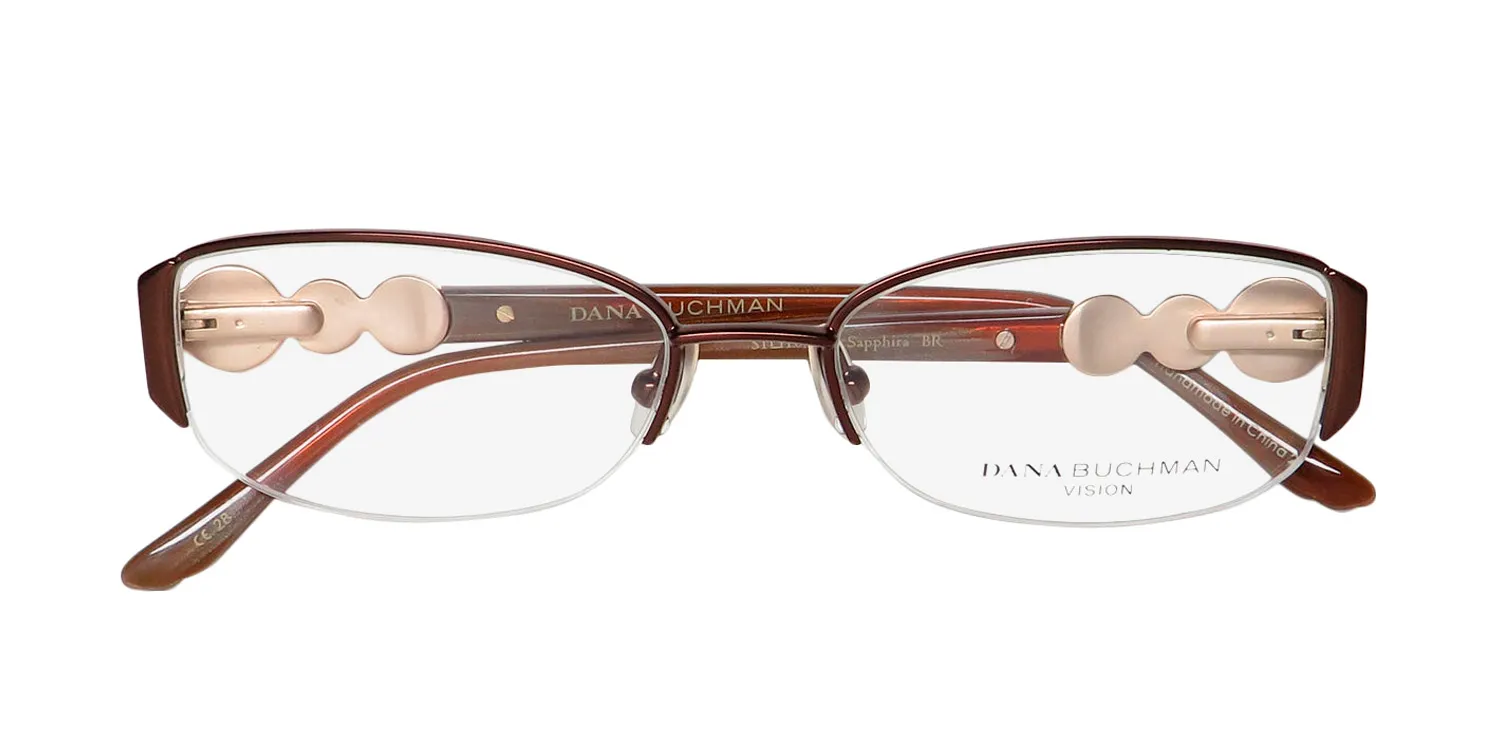 Dana Buchman Sapphira br Eyeglasses Brown 51mm 2