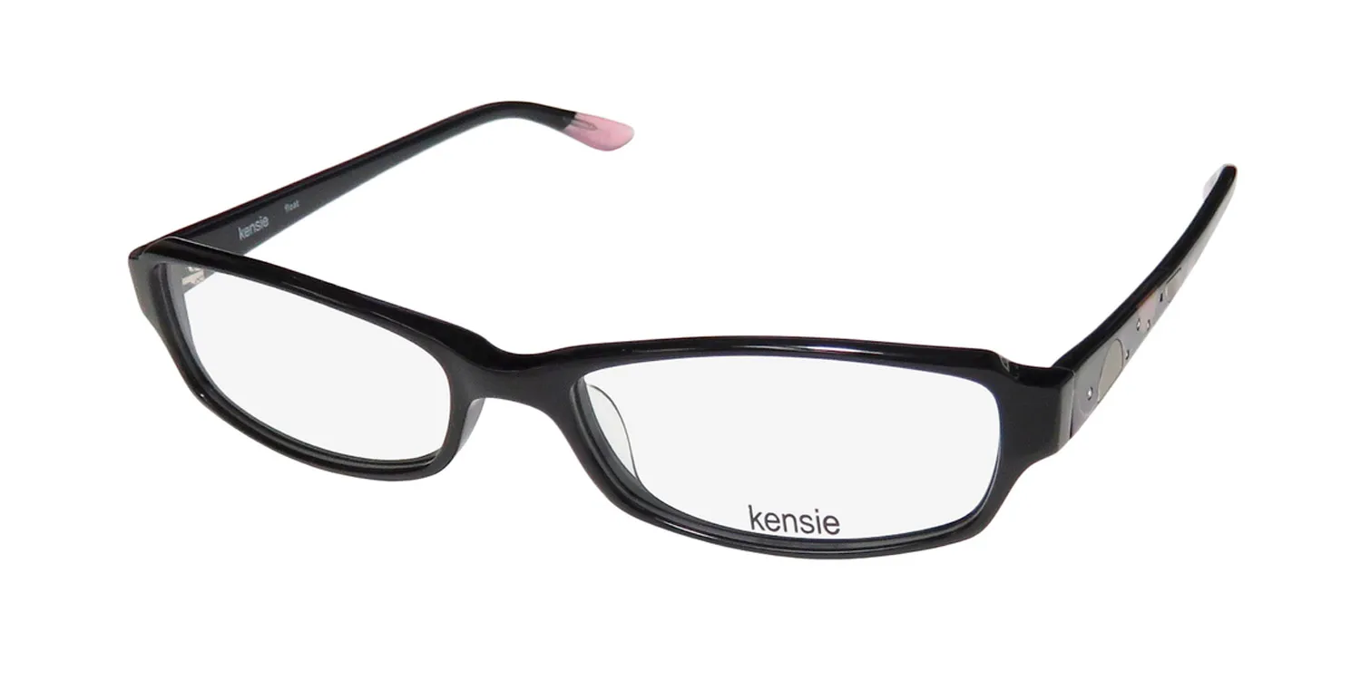 Kensie Float bk Eyeglasses Black 52mm