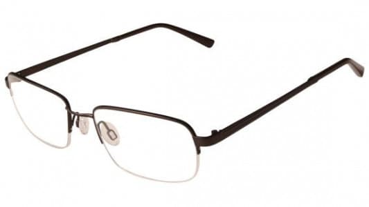 Flexon GRANVILLE 600 210 Eyeglasses Black 57mm Men