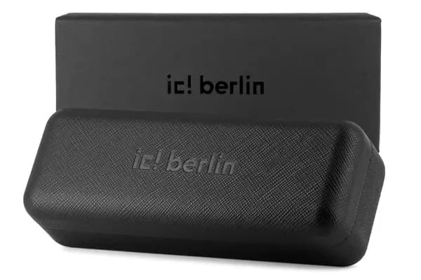 ic! berlin T100 Eyeglasses Champagne Black 48mm Women _Case
