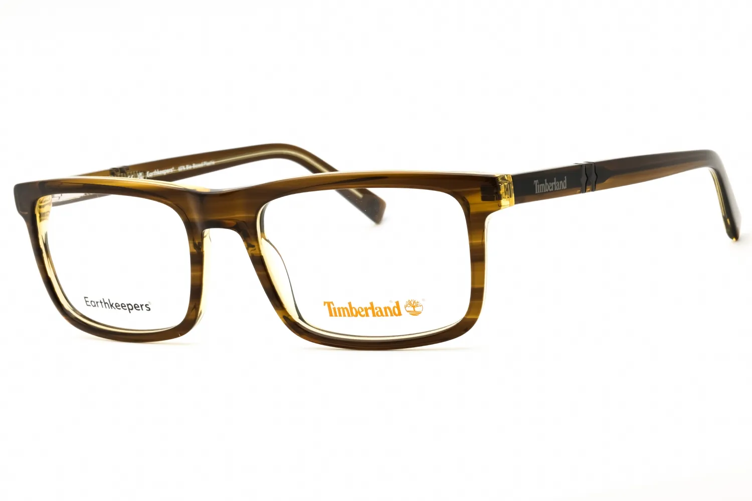 Timberland TB50023 093 Eyeglasses Shiny Light Green 55mm Men