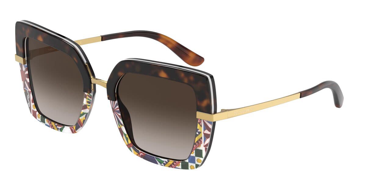 Dolce&Gabbana DG4373-F 3278/13 DG4373F Asian Fit Sunglasses Multicolor 140mm Women