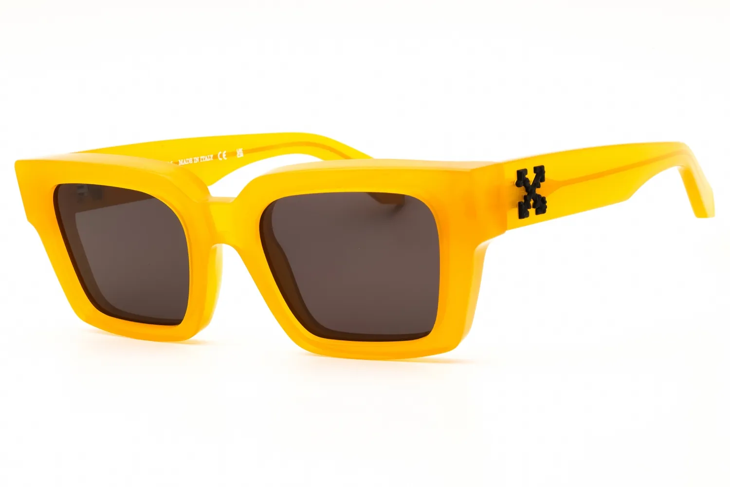 Off White VIRGIL008 1807 Sunglasses Yellow 50mm Unisex