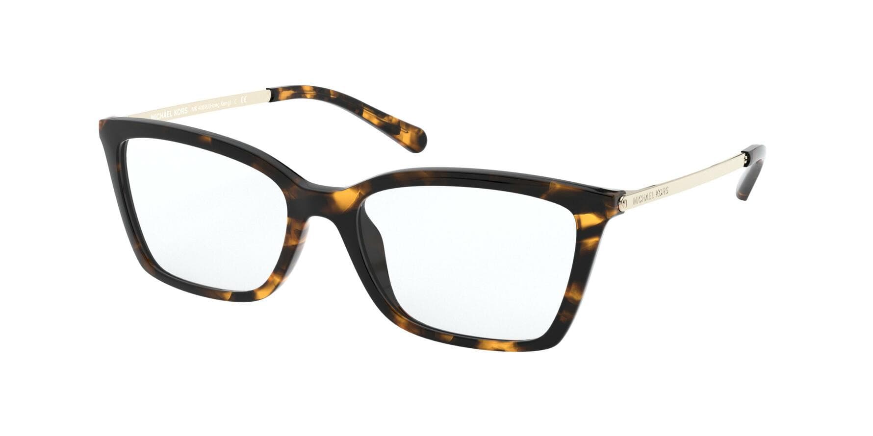 Michael Kors MK4069U Hong Kong 3333 Eyeglasses Tortoise Gold 52mm Women