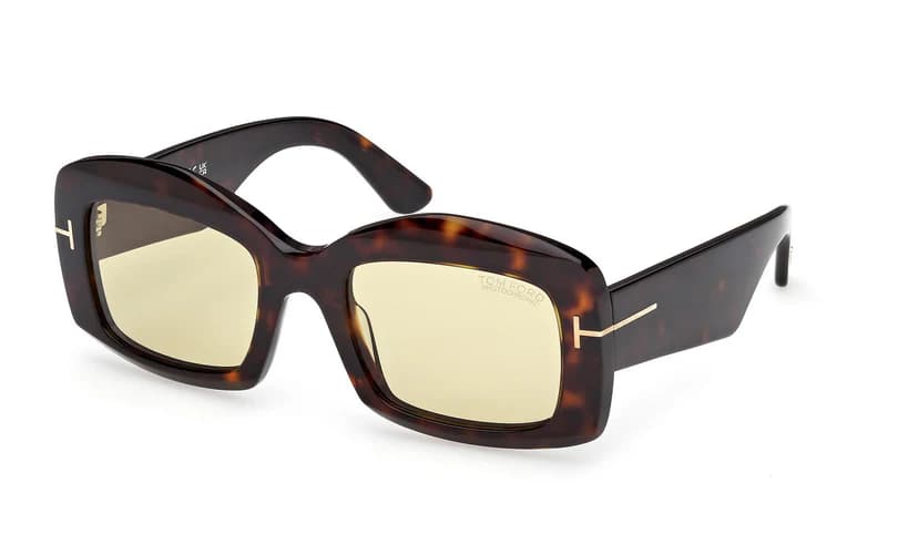 Tom Ford FT1218 52E Sunglasses Dark Havana 53mm Women