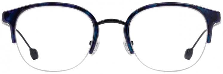 Scott Harris SH-666 C1 Eyeglasses Purple Teal 47mm Women 2