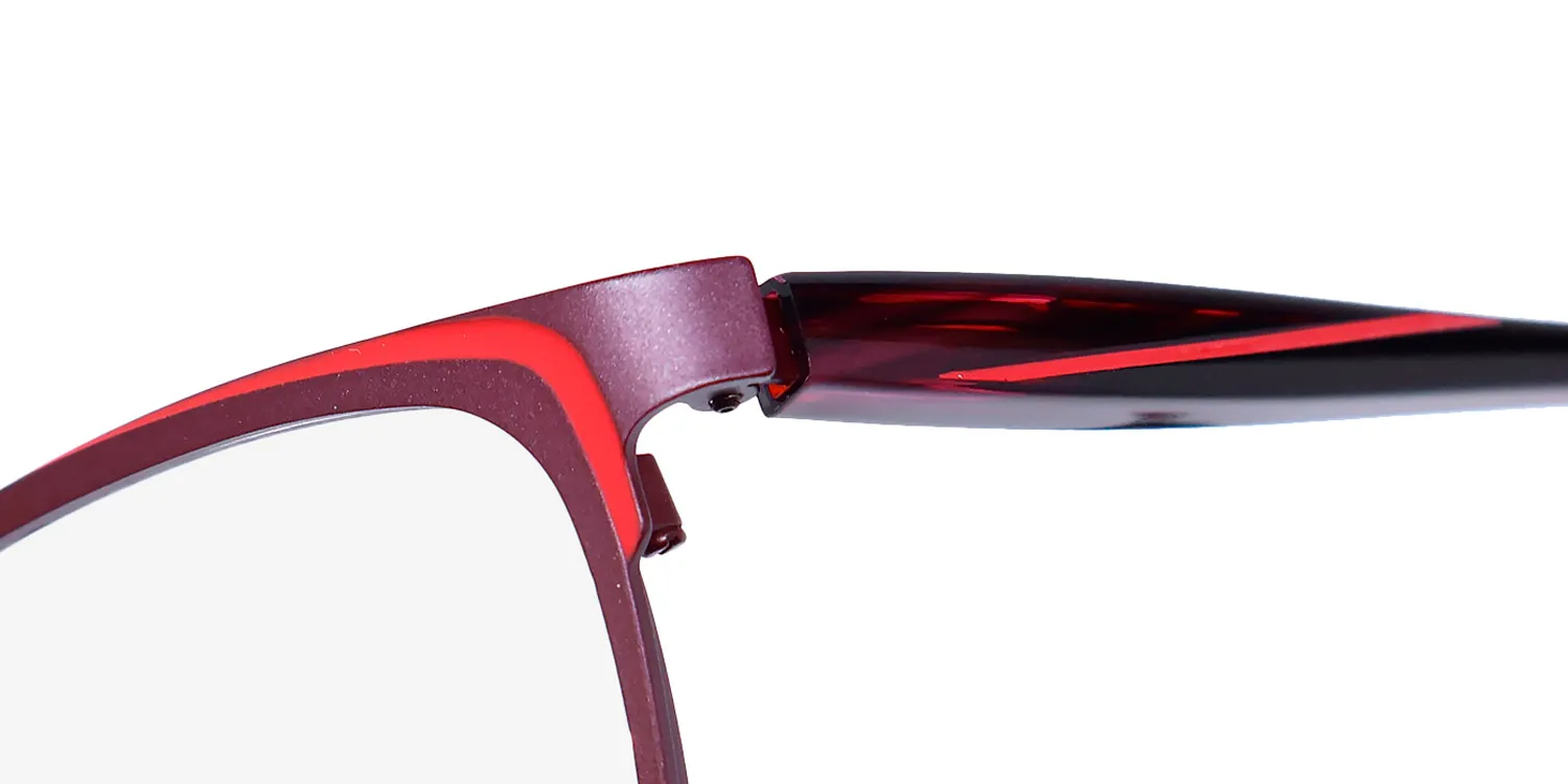 Morel Nomad 40036n rr11 Eyeglasses Burgundy 53mm 6