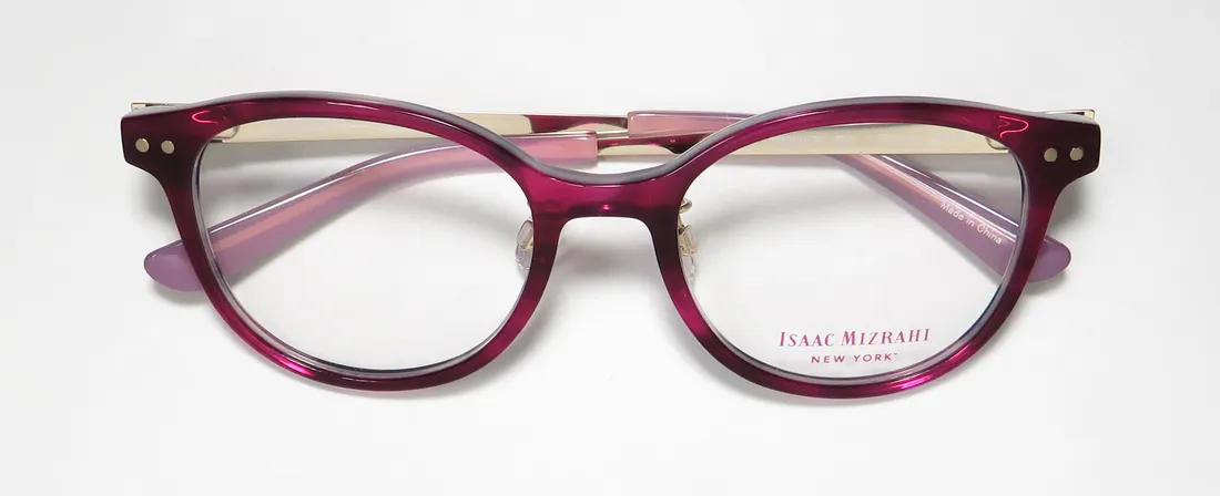 Isaac Mizrahi 30007 pu Eyeglasses Purple 50mm 2